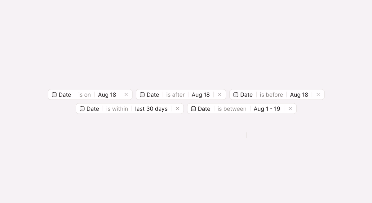 Filter pills / Date - Osha