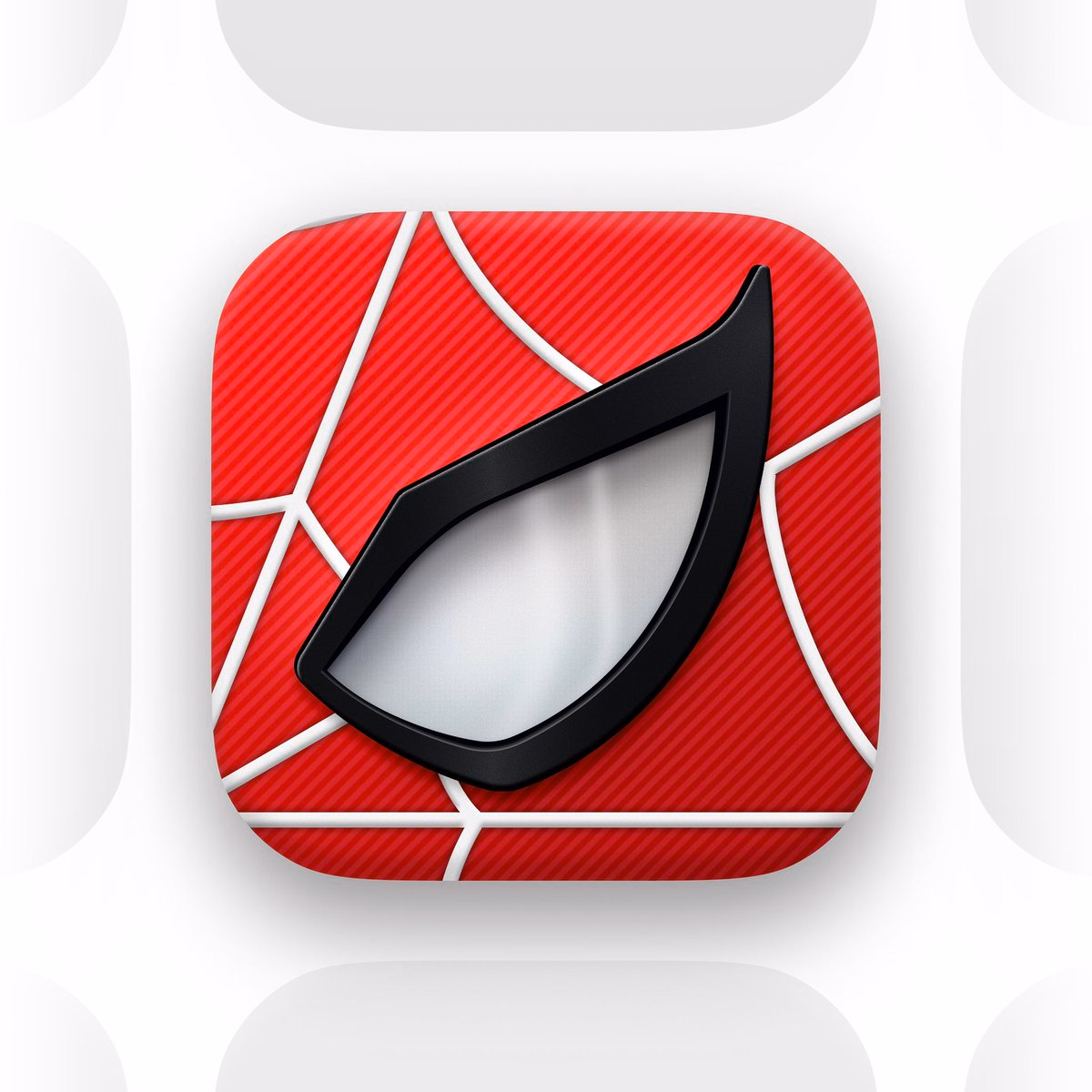 Spiderman icon done using @figma - Xitij Thakkar • extee - UI design by @exteedesign on X