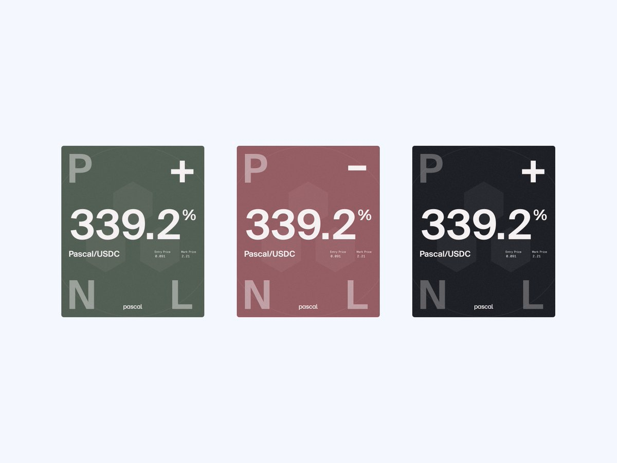PNL cards, a little different. - Halaska - UI design by @HalaskaStudio on X